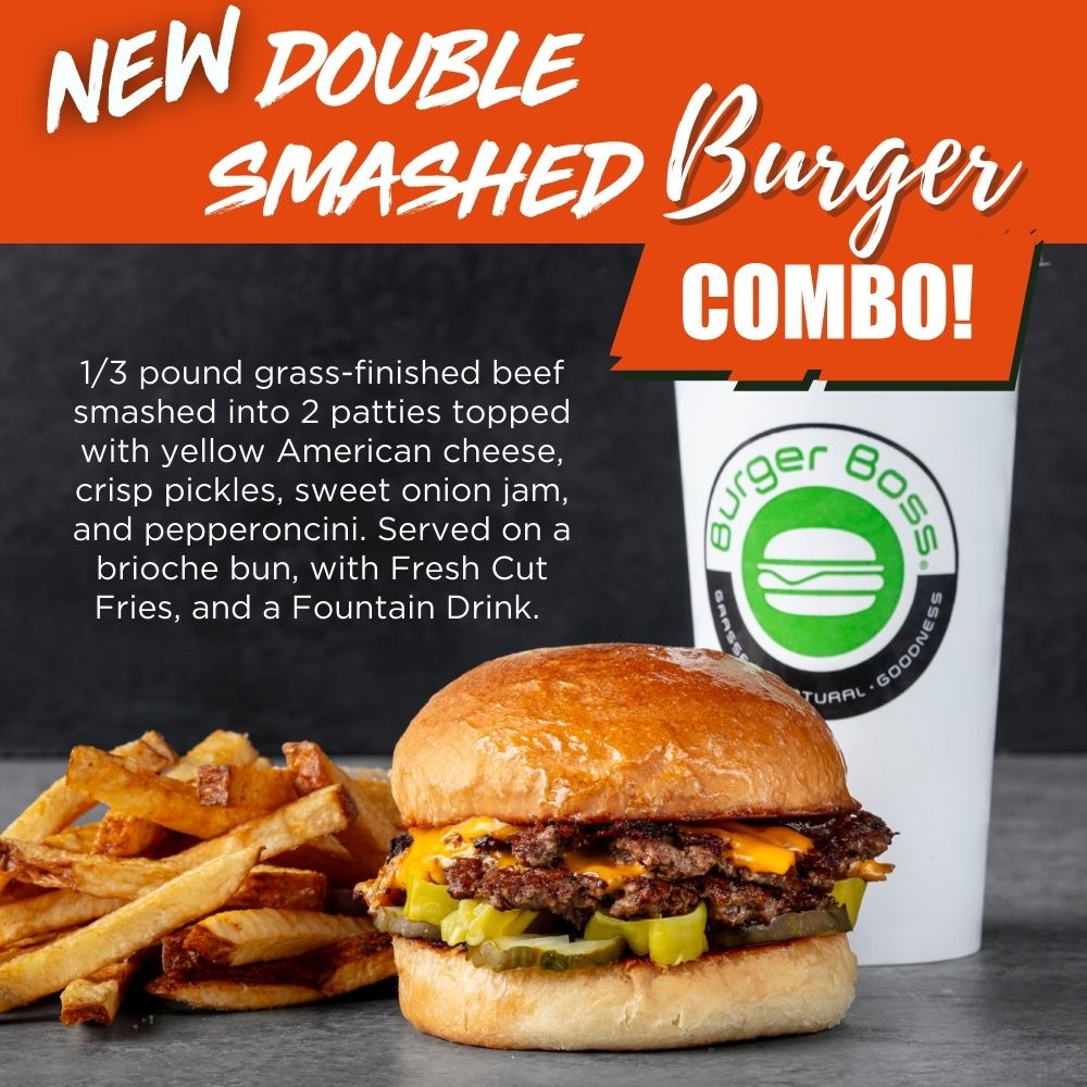 Double Smash Burger Combo